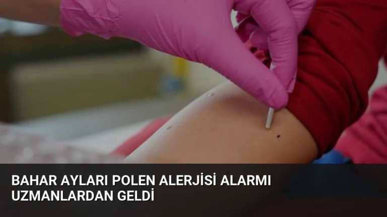 Bahar Ayları Polen Alerjisi Alarmı Uzmanlardan Geldi