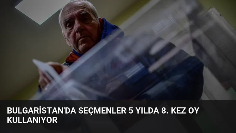 Bulgaristan’da Seçmenler 5 Yılda 8. Kez Oy Kullanıyor
