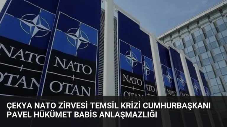 Çekya NATO Zirvesi Temsil Krizi Cumhurbaşkanı Pavel Hükümet Babis Anlaşmazlığı