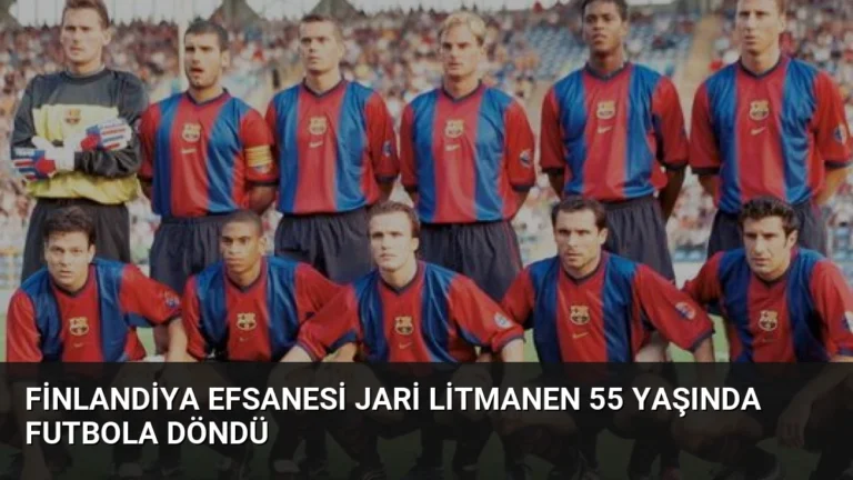 Finlandiya Efsanesi Jari Litmanen 55 Yaşında Futbola Döndü