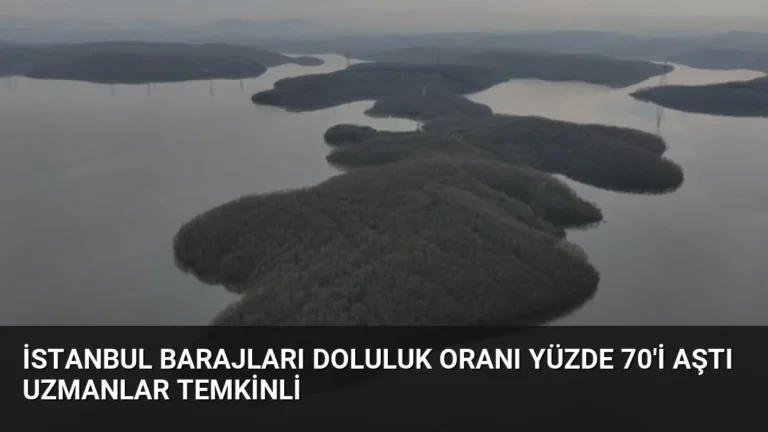 İstanbul Barajları Doluluk Oranı Yüzde 70’i Aştı Uzmanlar Temkinli