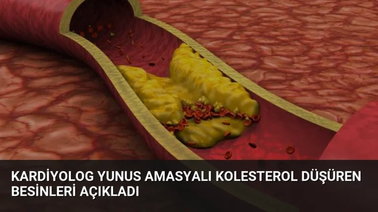 Kardiyolog Yunus Amasyalı Kolesterol Düşüren Besinleri Açıkladı