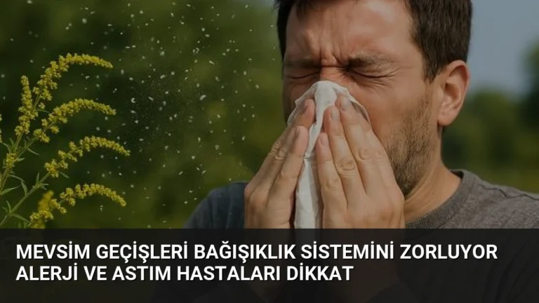 Mevsim Geçişleri Bağışıklık Sistemini Zorluyor Alerji ve Astım Hastaları Dikkat