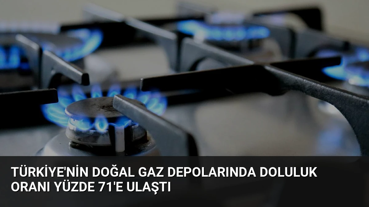 Türkiye’nin Doğal Gaz Depolarında Doluluk Oranı Yüzde 71’e Ulaştı