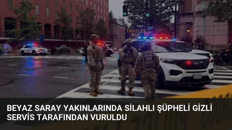 Beyaz Saray Yakınlarında Silahlı Şüpheli Gizli Servis Tarafından Vuruldu