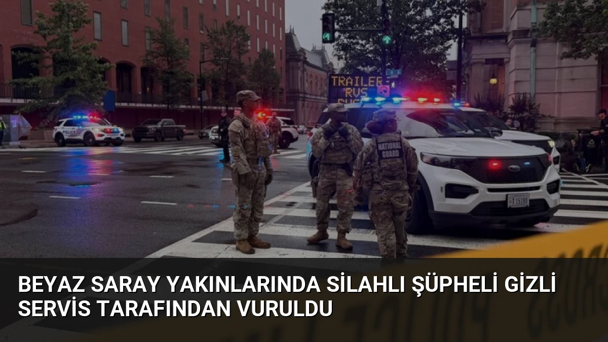 Beyaz Saray Yakınlarında Silahlı Şüpheli Gizli Servis Tarafından Vuruldu