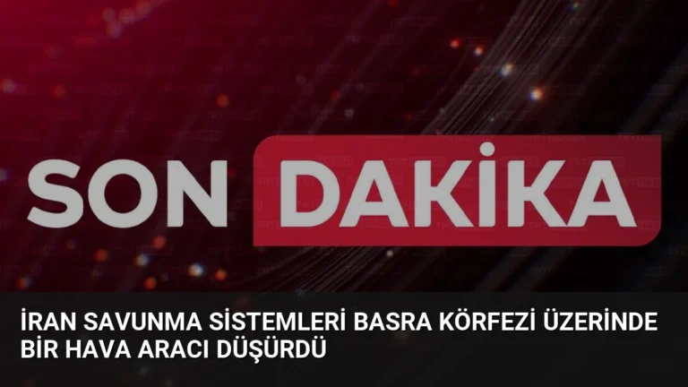 İran Savunma Sistemleri Basra Körfezi Üzerinde Bir Hava Aracı Düşürdü