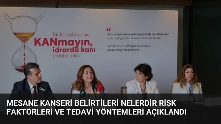 Mesane Kanseri Belirtileri Nelerdir Risk Faktörleri ve Tedavi Yöntemleri Açıklandı