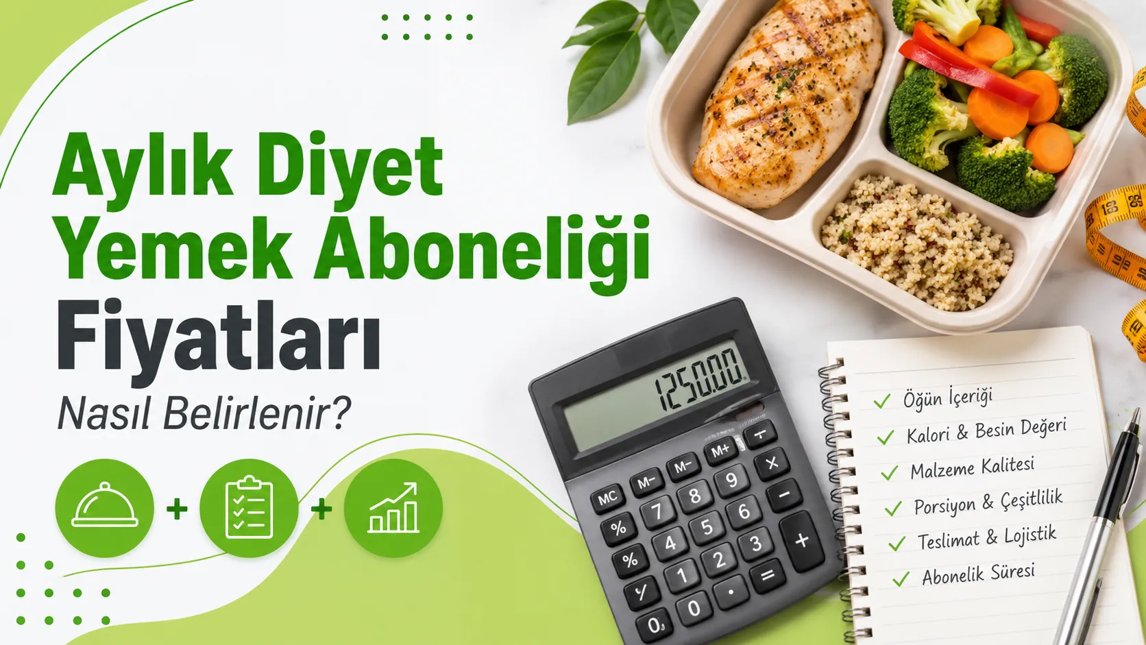 Aylık Diyet Yemek Aboneliği Fiyatları Nasıl Belirlenir?
