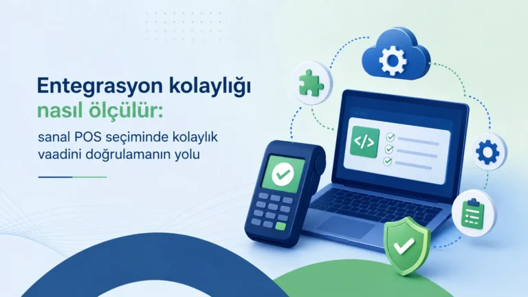 Entegrasyon kolaylığı nasıl ölçülür: sanal POS seçiminde kolaylık vaadini doğrulamanın yolu