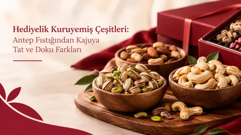 Hediyelik Kuruyemiş Çeşitleri: Antep Fıstığından Kajuya Tat ve Doku Farkları
