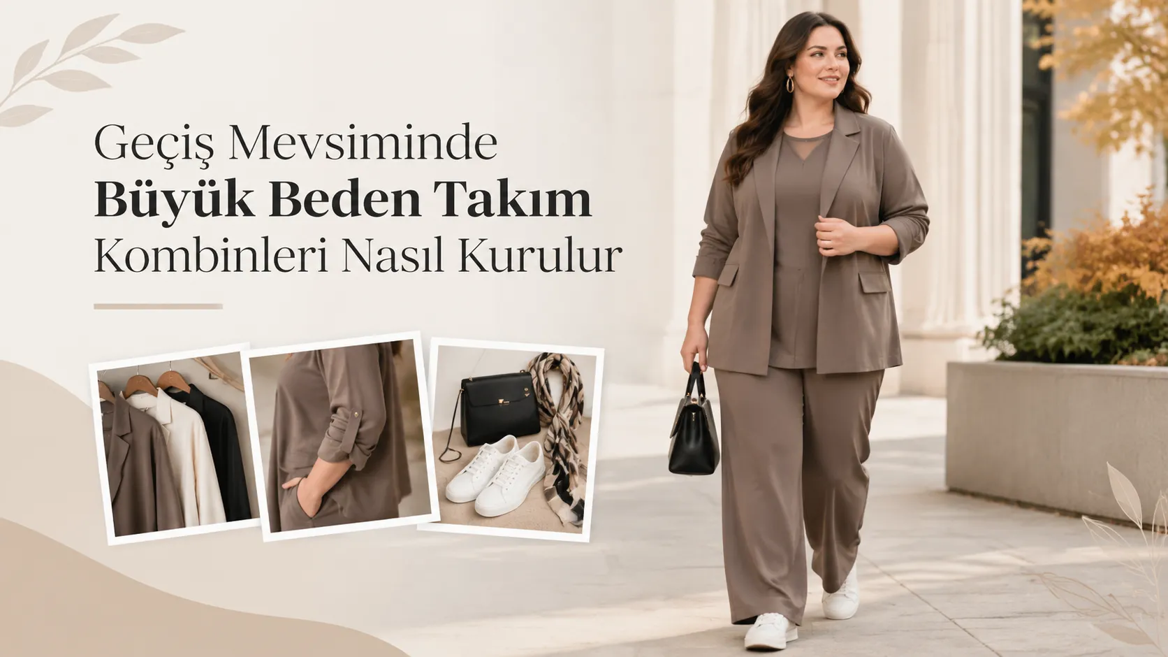 Geçiş Mevsiminde Büyük Beden Takım Kombinleri Nasıl Kurulur