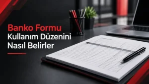Banko Formu Kullanım Düzenini Nasıl Belirler