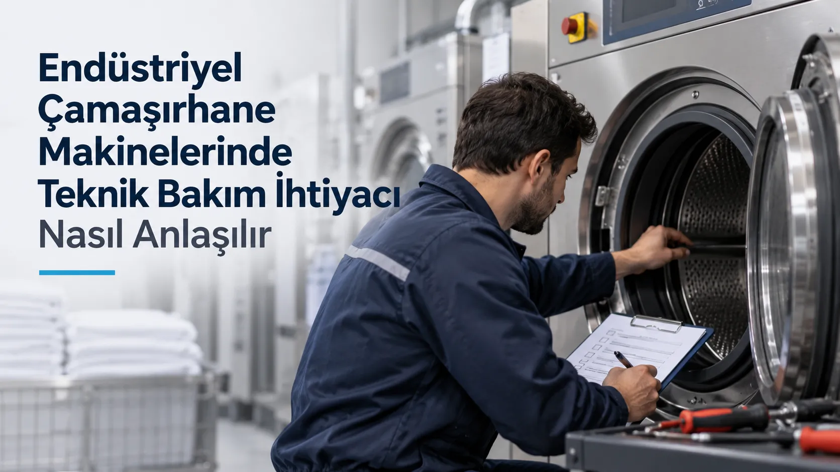 Endüstriyel Çamaşırhane Makinelerinde Teknik Bakım İhtiyacı Nasıl Anlaşılır?