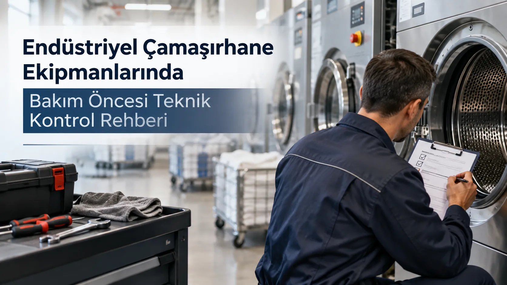Endüstriyel Çamaşırhane Ekipmanlarında Bakım Öncesi Teknik Kontrol Rehberi