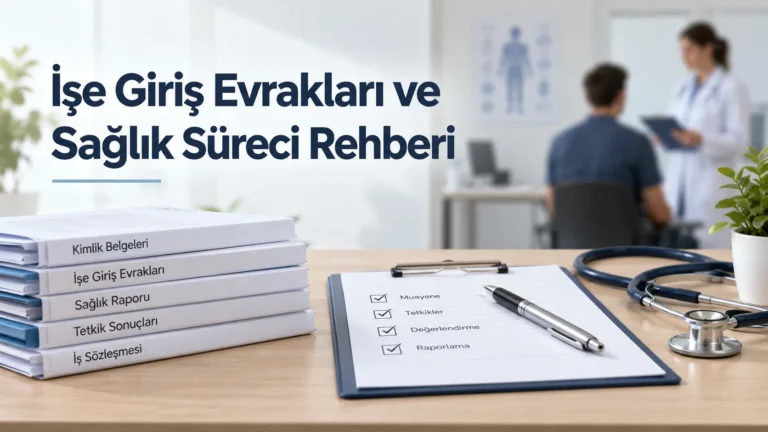İşe Giriş Evrakları ve Sağlık Süreci Rehberi