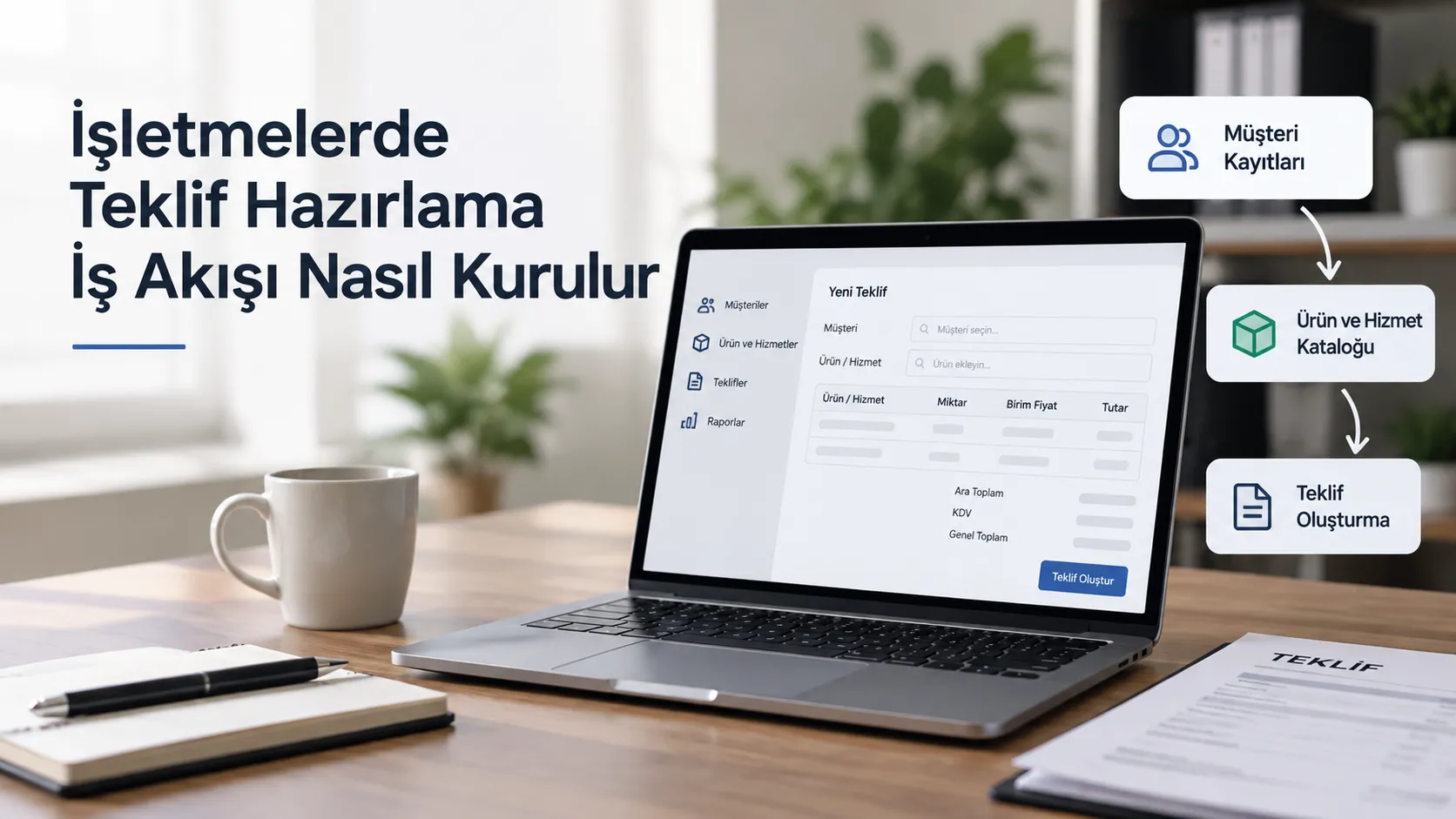 İşletmelerde Teklif Hazırlama İş Akışı Nasıl Kurulur?