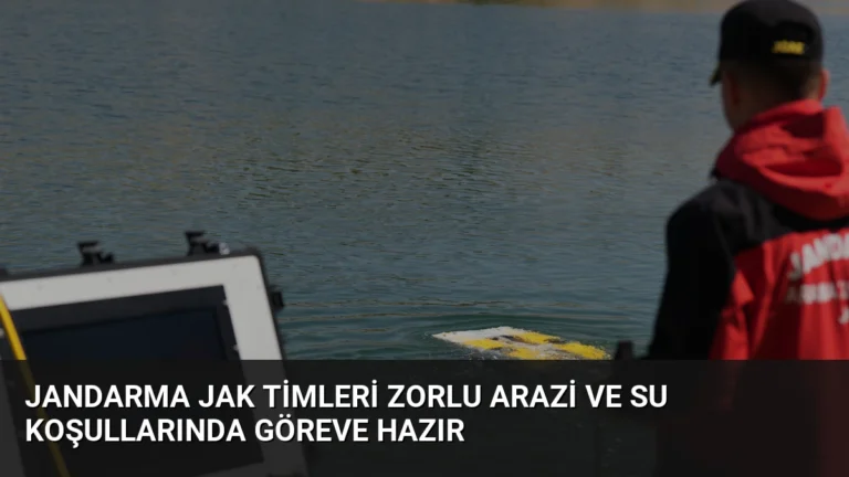 Jandarma JAK Timleri Zorlu Arazi ve Su Koşullarında Göreve Hazır