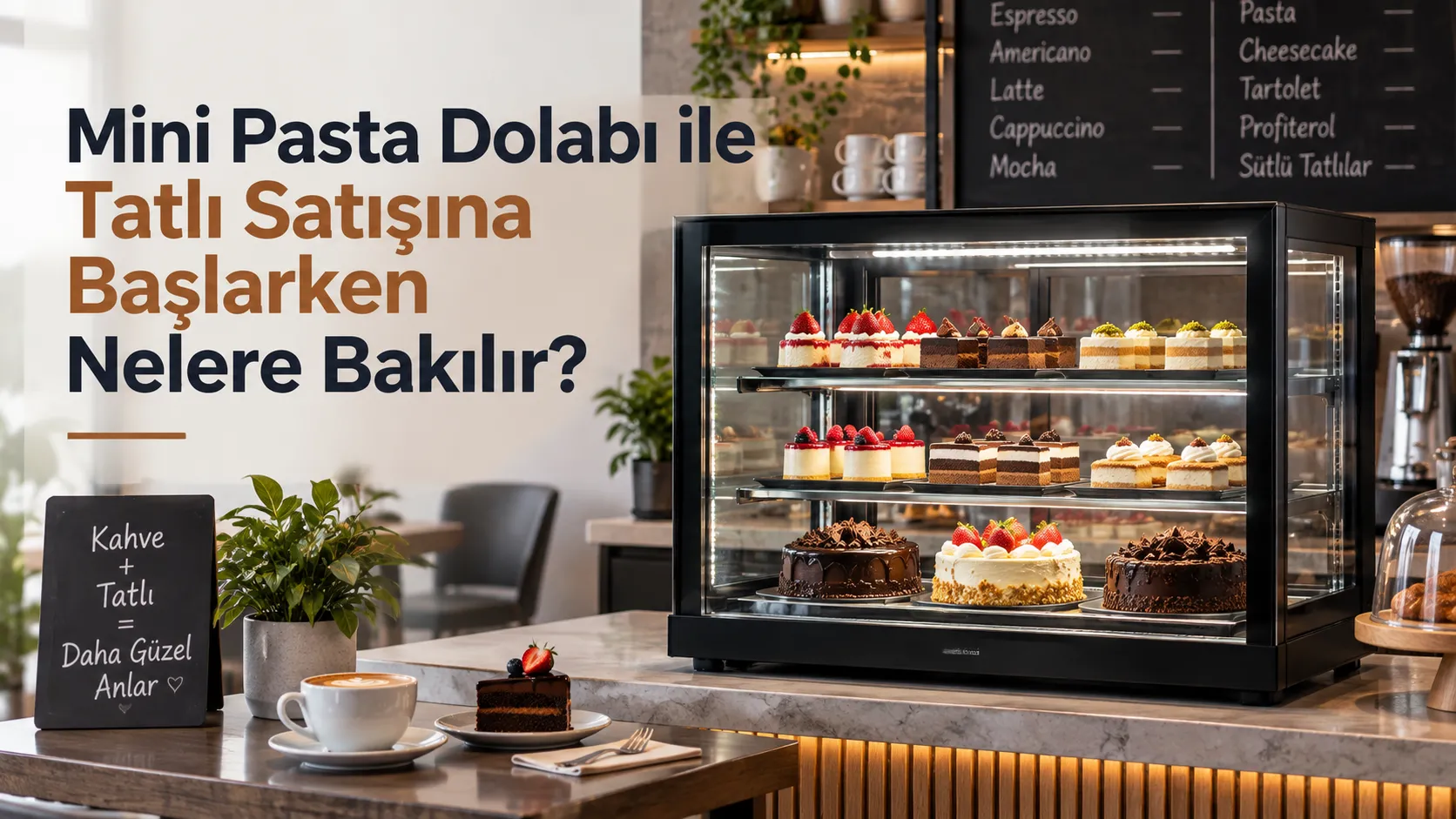 Mini Pasta Dolabı ile Tatlı Satışına Başlarken Nelere Bakılır?