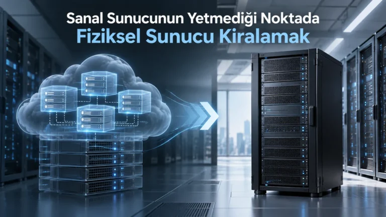 Sanal Sunucunun Yetmediği Noktada Fiziksel Sunucu Kiralamak