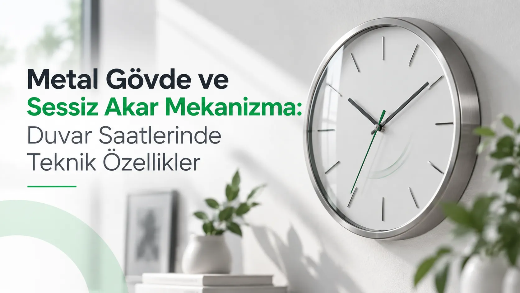 Metal Gövde ve Sessiz Akar Mekanizma: Duvar Saatlerinde Teknik Özellikler