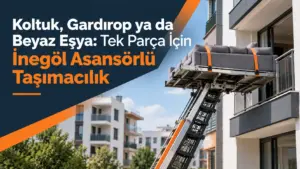 Koltuk, Gardırop ya da Beyaz Eşya: Tek Parça İçin İnegöl Asansörlü Taşımacılık