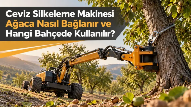 Ceviz Silkeleme Makinesi Ağaca Nasıl Bağlanır ve Hangi Bahçede Kullanılır?