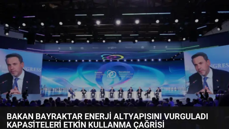 Bakan Bayraktar Enerji Altyapısını Vurguladı
Kapasi̇teleri̇ Etki̇n Kullanma Çağrisi
