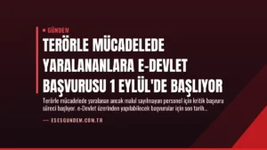 Terörle Mücadelede Yaralananlara e-Devlet Başvurusu 1 Eylül’de Başlıyor