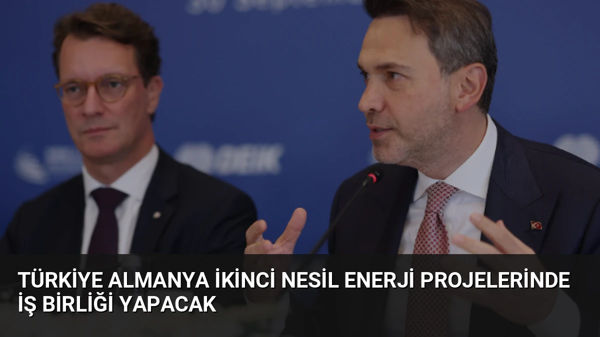 Türkiye Almanya İkinci Nesil Enerji Projelerinde İş Birliği Yapacak